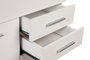 Hanah Home Zapatero Blanco con Dos Cajones